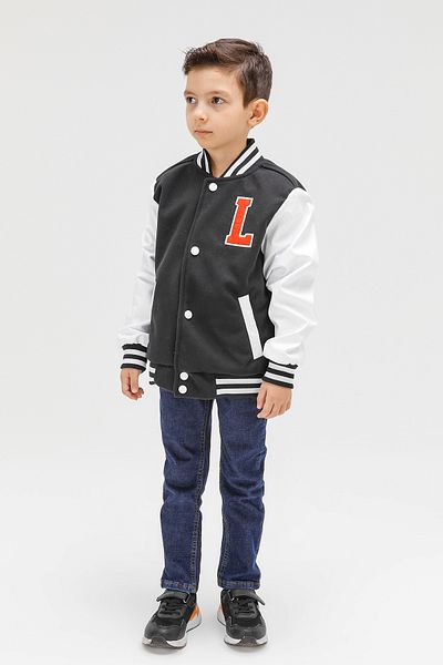 Benittokids Boy's Seasonal Stamped College Coat 51299