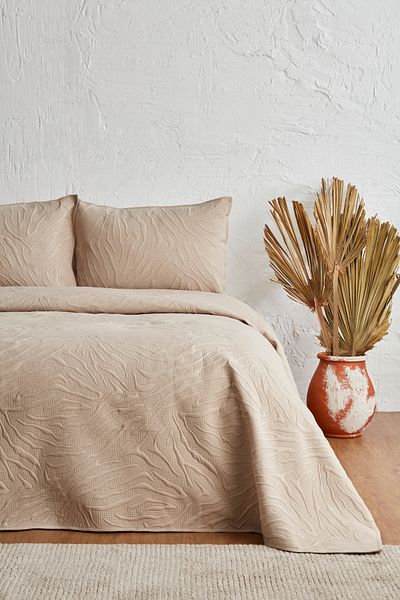 Karaca Home Sonnia Double Bed Cover Set Beige