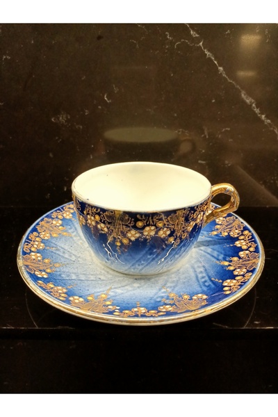 EXEDRA VİNTAGE ANTİKA FRANSIZ PORSELENİ ÇAY FİNCANI