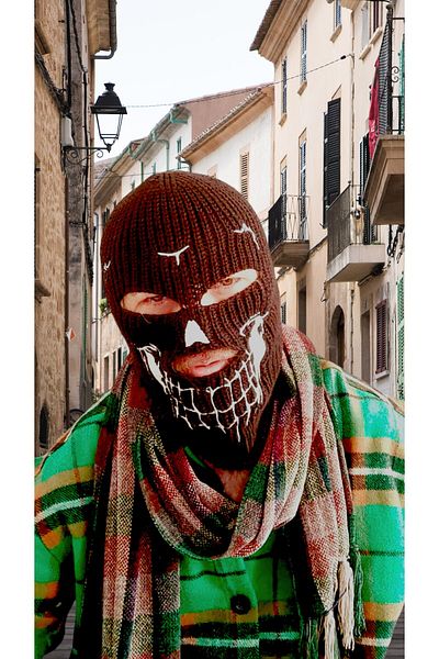 FG KONNİCHİWA Joker face Ghost Team Snow Mask Balaklava