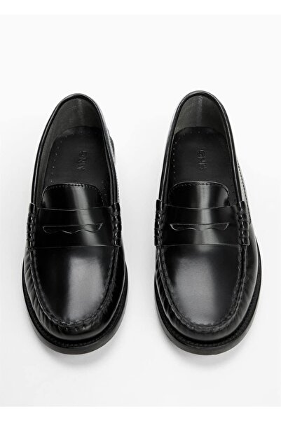 MANGO Kids Δερμάτινο Loafer - Κομψό και άνετο ύφασμα