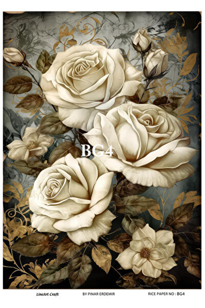 LİNEART Pirinç Dekopaj Kağıdı No:BG4