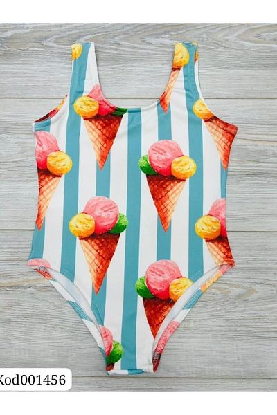 mmms Patterned Swimsuit