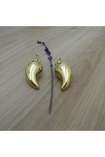 stainless steell METALLIC COLOR EYE AGE DROP EARRING ANTIALERGIC WATER RESISTANT WITH BOX
