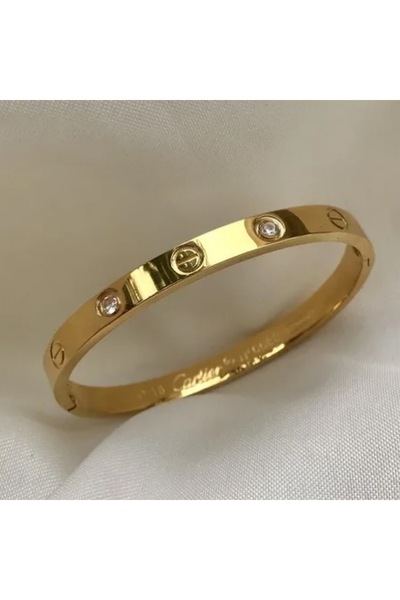 stain steel سوار أصفاد من الفولاذ المقاوم للصدأ مع حجر