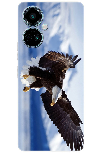 Tecno 19 PRO (CI8n) Compatible Sheath Pattern Printed Silicone Eagle NGO:183 CP-XvacAcr