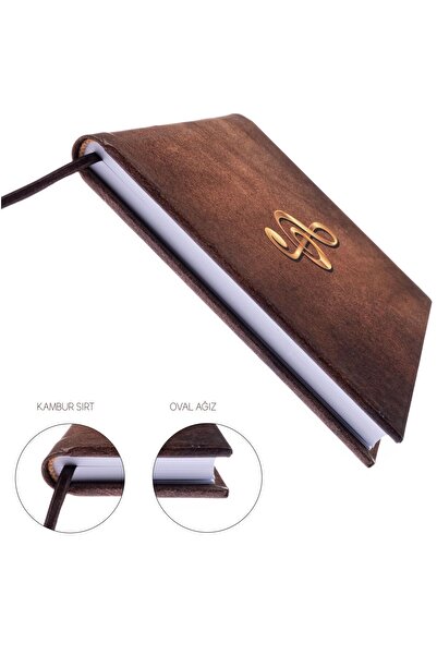 BİDEFTER مفكرة جيتار (مفتاح تاب) 100% صناعة يدوية، خياطة يدوية (خيوط) غلاف مح...