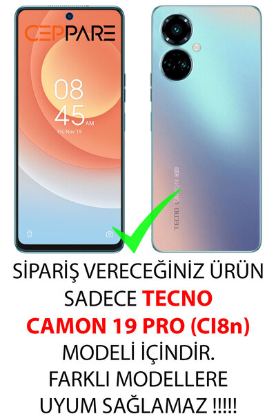 Camon Tecno 19 PRO (CI8n) Uyumlu Kılıf Desen Baskılı Silikon Kelebekler STK:721 CP-SUCnTCg