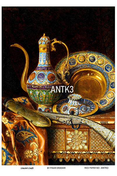 LİNEART Pirinç Dekopaj Kağıdı No:ANTK3