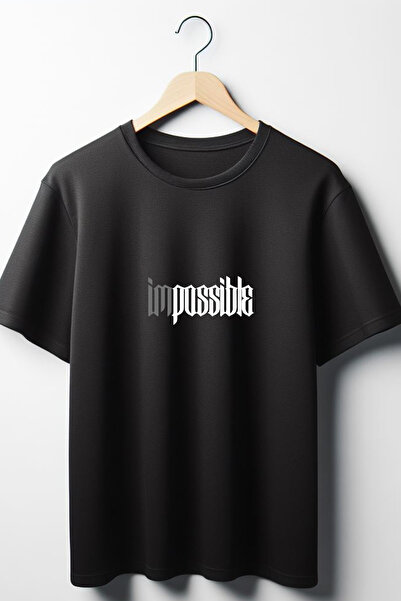 Vordevia Nemoguće Štampano Štampano Oversize kroj T-shirt