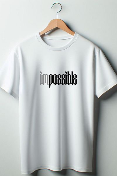 Vordevia Μπλουζάκι με στάμπα Impossible Oversize