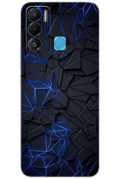 TECNO Pova NEO (LE6h) Uyumlu Kılıf Desen Baskılı Silikon Prizmatik Tasarım STK:667 CP-tmVzElQ