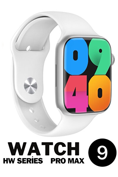 SONREİR Watch 9 Promax Hw Series 45mm Amoled Ekran Akıllı Saat Sesli Görüşmel...