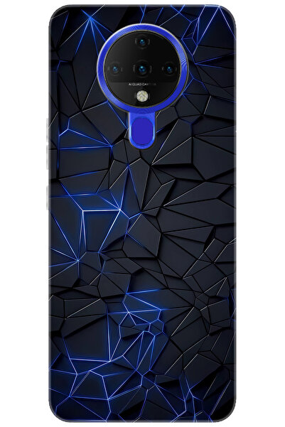 TECNO Spark 6 (KE7) Uyumlu Kılıf Desen Baskılı Silikon Prizmatik Tasarım STK:667 CP-ZhMS1vJ