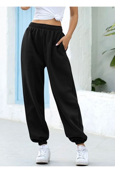 Köstebek Streetwear Sweatpants Casual Black Sweatpants