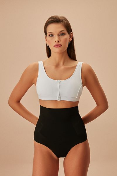 SUWEN Koton Zippered Bralet