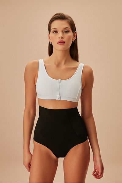 SUWEN Koton Zippered Bralet