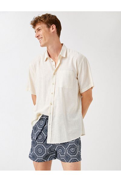 Koton Sea Shorts - Patterned Design