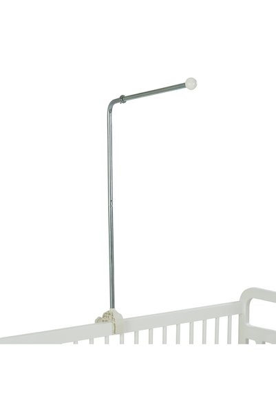 G&G baby Bebek Beşik Cibinliği Güpürlü Ekru Cibinlik Askısı Metal