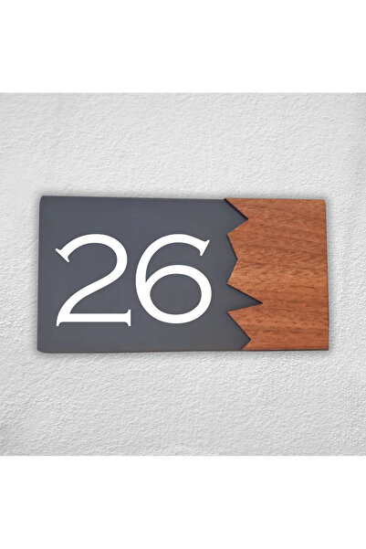 Dekokonsept Woodenseri Horizontal Plexi Wooden Detailed Uv Printed Apartment ...