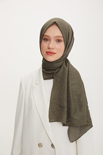 Armine Trend Star Şal 3 Dokulu - Ats3str-566 - Haki
