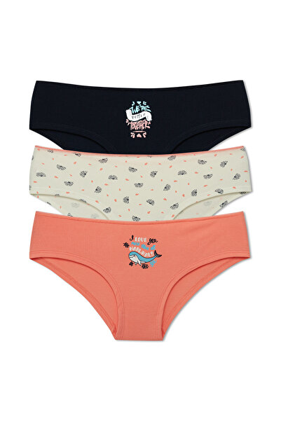 HNX Cotton Hipster Women's Panties 3-Piece