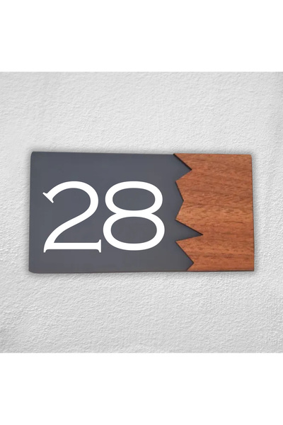 Dekokonsept Woodenseri Horizontal Plexi Wooden Detailed Uv Printed Apartment ...