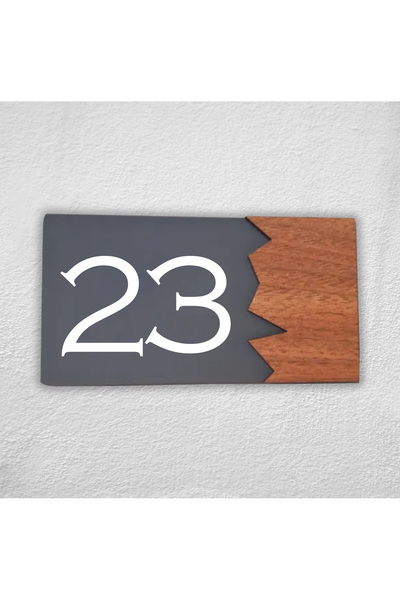Dekokonsept Woodenseri Horizontal Plexi Wooden Detailed Uv Printed Apartment ...