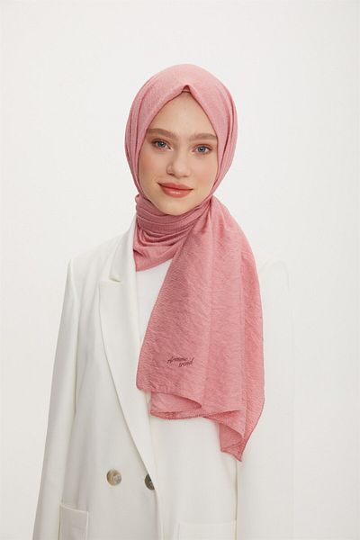 Armine Trend Star Shawl 3 Textured - Ats3str-560 - Pink