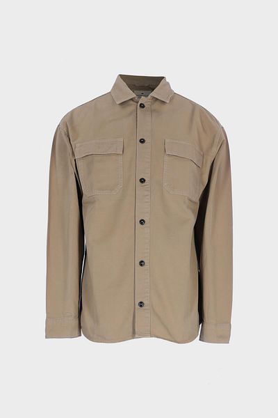 CROSS JEANS Camel Regular Fit Patty Buttoned Jean Shirt C 4553-091