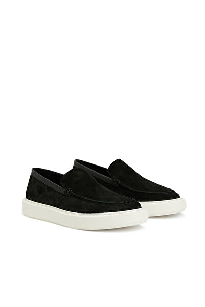 Dıvarese Siyah Erkek Süet Loafer