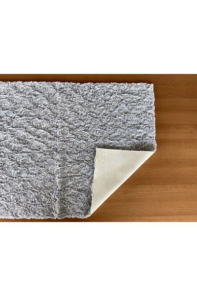Prizma Micropost, Non-Slip, Washable, Single Bathroom Rug, Mat| Silk Gray - (75X110CM)