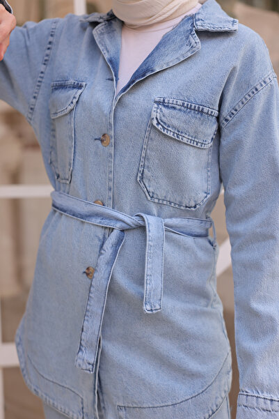 benguen 2163 Τζιν Κοστούμι Ice Blue