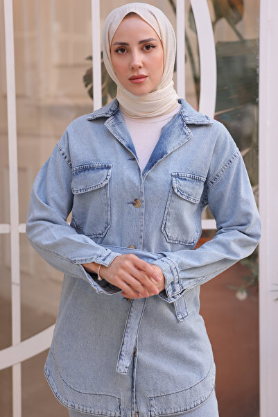 benguen 2163 Τζιν Κοστούμι Ice Blue