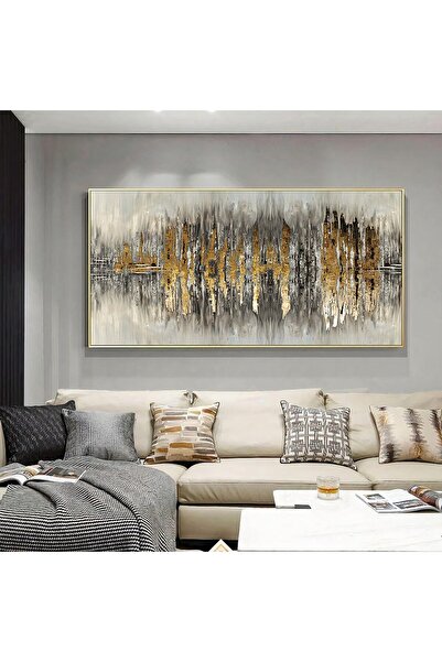 My canvas Yağlıboya Dokulu Soyut Tablo