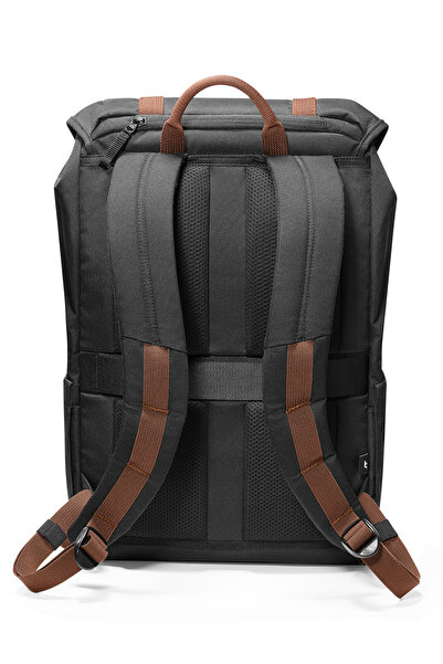 Tomtoc Σακίδιο πλάτης για φορητό υπολογιστή Vintpack Ta1 15,6 ιντσών / 22 λίτρων μαύρο - Ta1m1d1