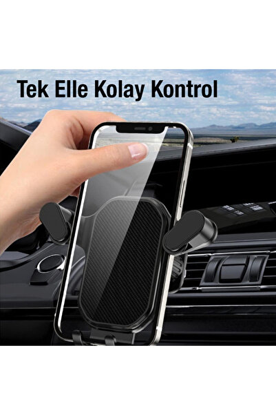 Ally Z1S Araç İçi Havalandırma Telefon Tutucu SİYAH