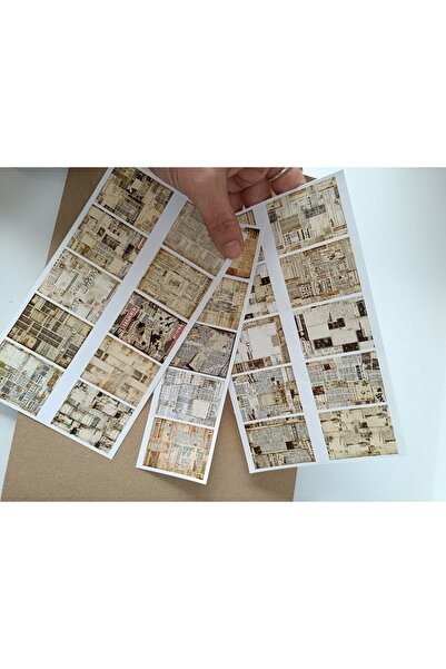 Pink Swan Craft Set de autocolante pentru ziare vechi pentru albume de însemnări, laptop, iPad, notebook, carte, autocolant planificator