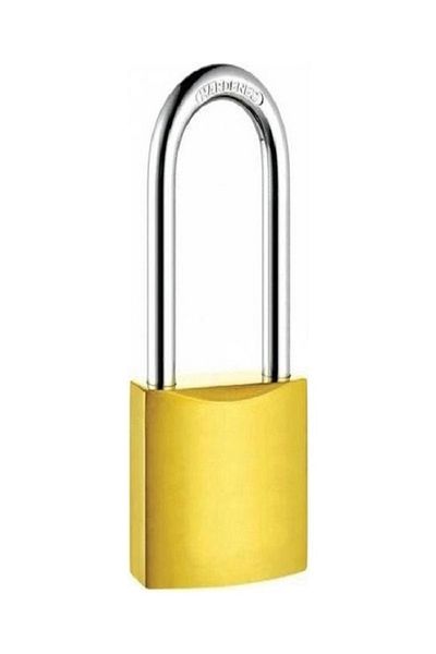 GOLDA GOLD HANGING LOCK 32 MM YELLOW LONG MODEL 1 PIECE NEW