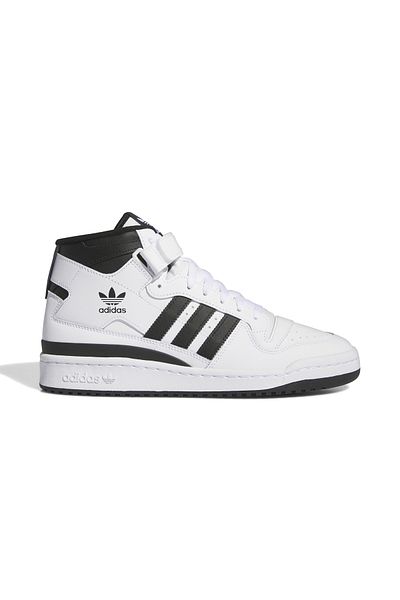adidas Forum Mid Ανδρικά Casual Παπούτσια Λευκό - Μαύρο