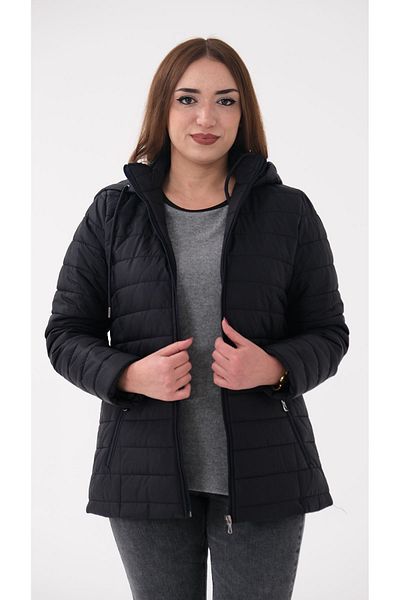 Blues Outlet PALTON MATLASAT CU GOLA PENTRU FEMEI - ALBASTRU ÎNCHIS