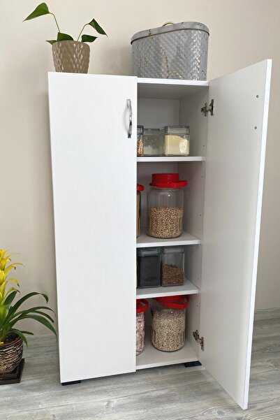 IRMAK DÜNYASI Irmak 2 Kapılı Çok Amaçlı Dolap Ayakkabılık Dolabı Dolap 2 Kapaklı 4 Gözlü Ayakkabılık