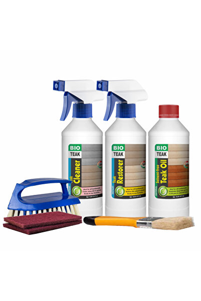 Care Kıt / Standard (3 X 500 ML) 3 Aşamalı Kullanıma Hazır Teak Bakım Seti