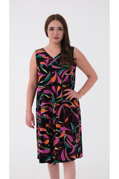 Blues Outlet ΓΥΝΑΙΚΕΙΟ ΜΟΝΟ ΜΑΝΙΚΙ V ΛΑΙΜΟΣ ΧΤΕΝΙΟ ΦΟΡΕΜΑ-ΡΟΖ ΜΕ ΣΧΕΔΙΟ