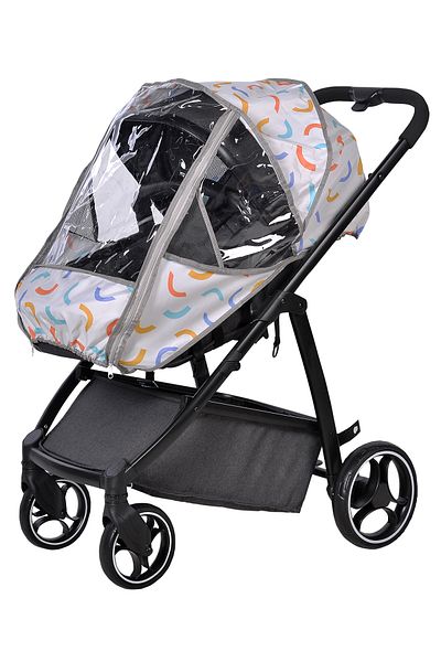 SafeMom Oxford Baby Stroller Rain Cover Transparent