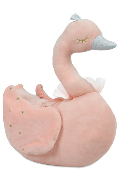 HALLEY Toy Swan Soft Pillow 35 Cm Pink