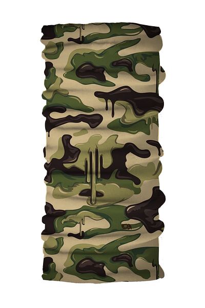 FG KONNİCHİWA Camouflage Motor Cycling Face Mask Outdoor Buff Neck Collar Bandana Balaklava