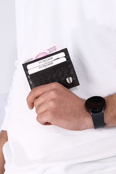 U.S. Polo Assn. US POLO ASSN7667-7668-7669 ΓΝΗΣΙΟ ΔΕΡΜΑ ΚΑΡΤΟΘΗΚΗ ΚΑΦΕ
