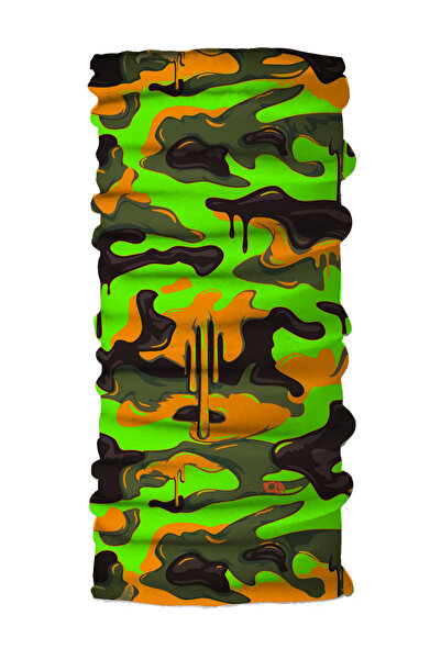 FG KONNİCHİWA Camuflaj Motor Ciclism Mască de față în aer liber Buff Gât Gule...