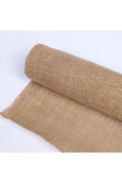 E Elmas Natural Jute Fabric 100cmx100cm